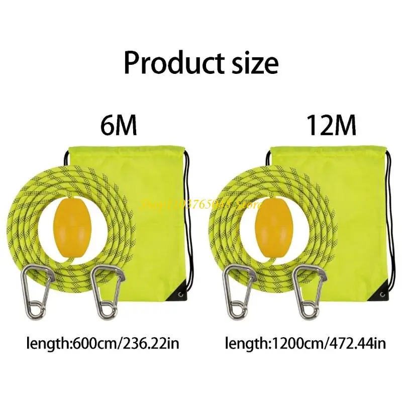 R53E Heavy Type Floating Anchors Rope Durability Floating Tow Rope For Water Sports Boats And Marine Activity view 6