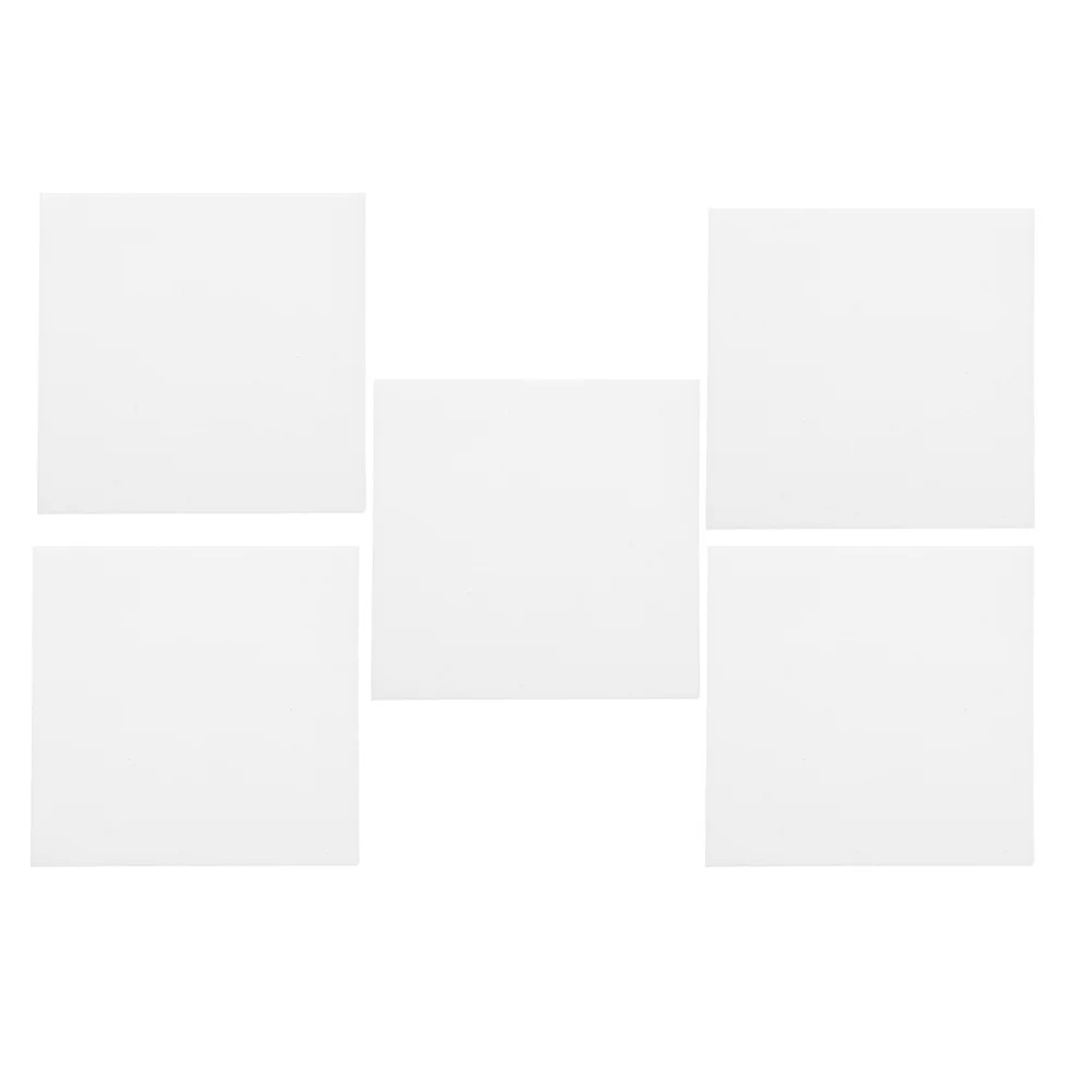 5 stks Keramische Vezels Rechthoek Papieren Hoge Temp Weerstand Anti-aanbak Glazuur Catcher Voor Aardewerk Gereedschappen Klei Crafting Oven Gebruik