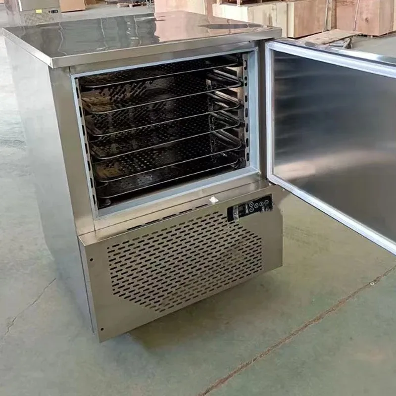 Commercial Kitchen Equipment 10-Pan Blast Chillers Shock-Freezers with Single Door Fan Cooling System for Food Storage & Cooling