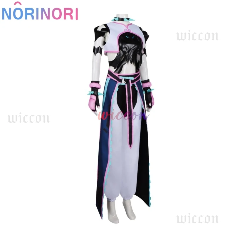 OW x SF Collaboration Kirikoo Juri Han Cosplay Street Fighter Costume Women Sexy Wig Halloween Outfit 한주리 - view 3