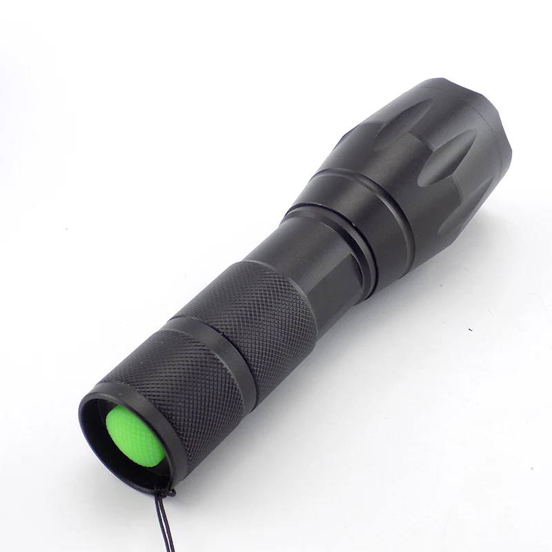 365nm 395nm Hochleistungs-UV-LED-Blitzlicht-Zoom fluor zieren des Schwarzlicht Ultraviolett 18650 Blitzlicht lampen zur Erkennung