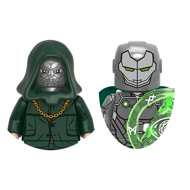 Marvel Legends Bricks For Toys Gifts New Doctor Doom Mini Action Figures Zenpool Children Building Blocks Pyro For Party Gifts