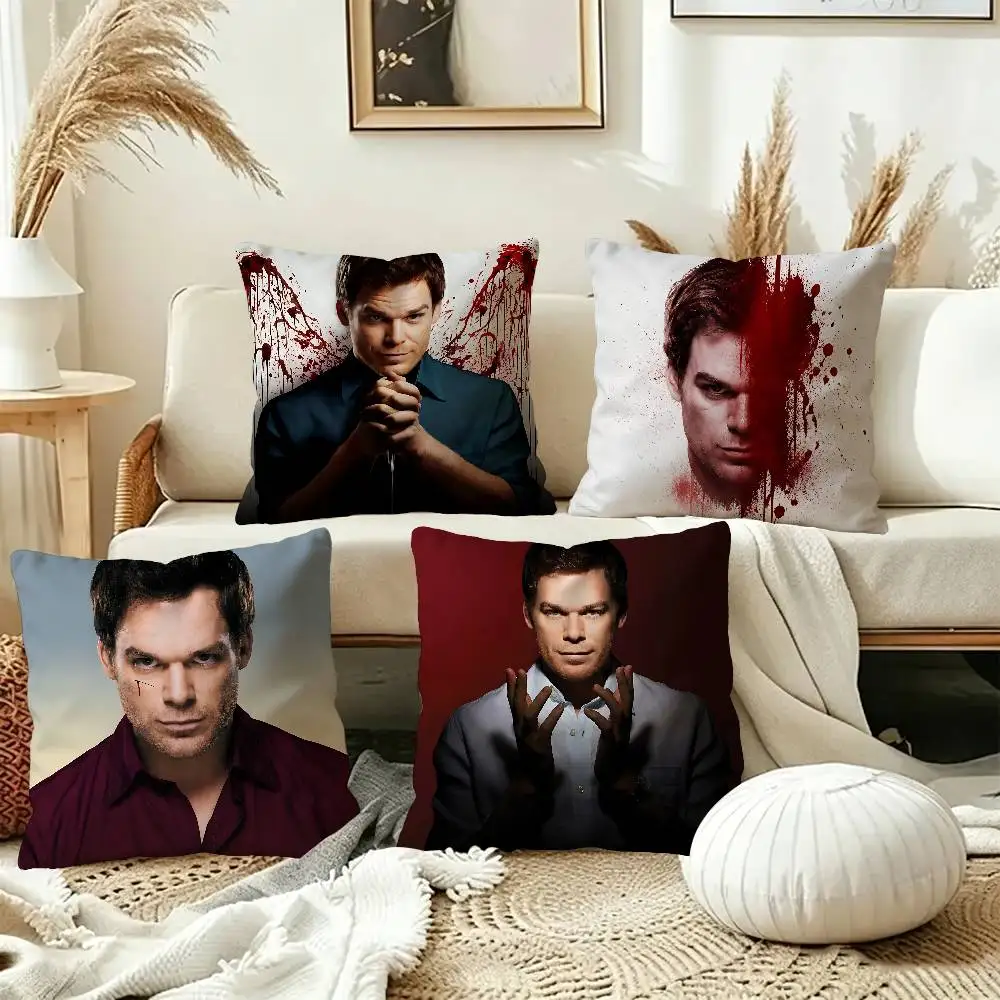 D-Dexter-Thriller Maple Design Cushion Cover Happy Autumn Harvest decor Holiday Decorati Pillow Cover