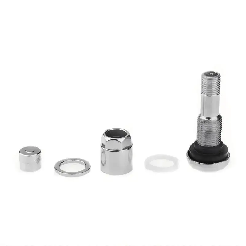 Duty Stainless Steel Accessories for Vehicles Motorcycles 4pcs Long lasting Metal Stems Quality Metal Valves Stems Heavy