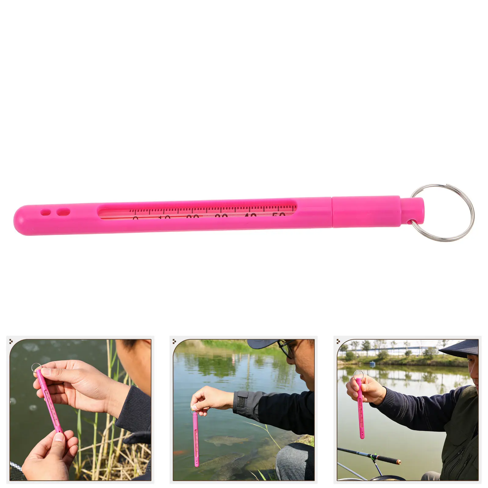Outdoor Fishing Water Thermometer Temp Fly Temperature Gauge Pond for