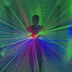 Cool RGB Led Laser Robot Costumes Laserman Stage Dance Show Lazer Jacket Armor Ligjhting Suit Performance Laser Clothing