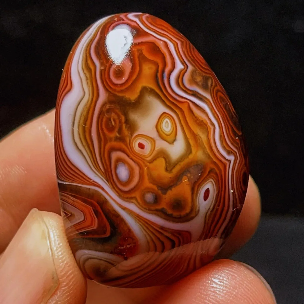 Banded Agate Smooth Texture, Nature Made, Polished Tumbled, Terrarium Decor, Natural Stone, Crystal Collection, Table Display