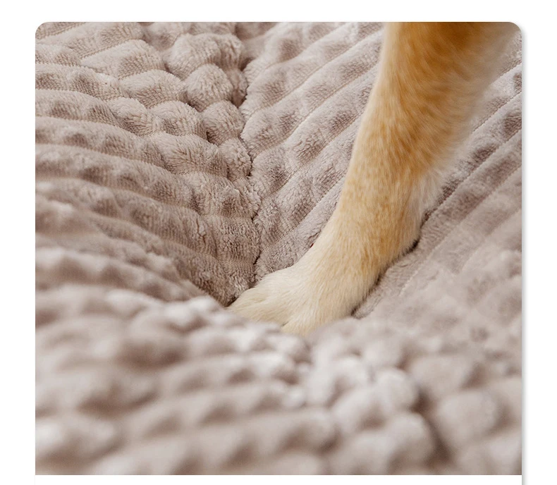 Luxus Winter Warm Große Hund Sofa Bett Hund Knie Katze Matten Haus Kissen Haustier Schlafen Sofa Betten Matte für Große und Kleine Hund – Detail 9