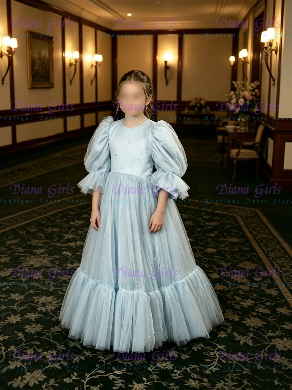 فستان جديد أنيق للفتيات الصغير - مراجعة Toddler Girl Tulle Party Dress وسعره