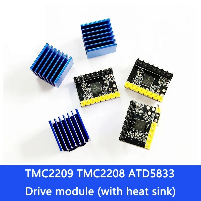 Ultra-quiet drive module TMC2209, TMC2208, ATD5833, 3D printer accessories, stepper motor