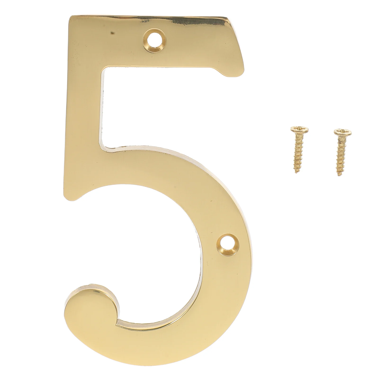 

House Number Address Apartment Door Sign Brass Mailbox Plate Durable Crafted Longlasting Installation Unique Identification