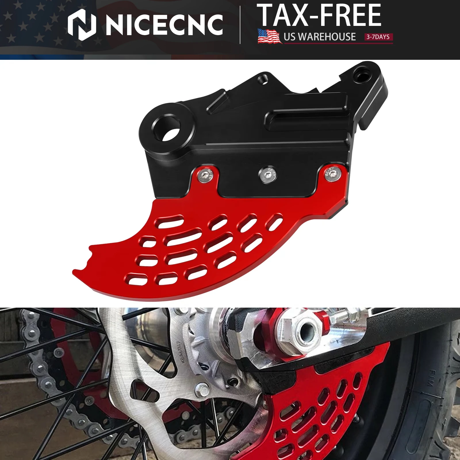

NICECNC For Beta RR 300 RR 250 X-Trainer 300 2015-2025 Rear Brake Disc Guard Cover For Beta RR RRS RX RS 350 390 430 480 480 498