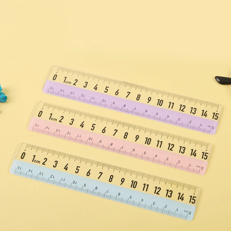 Anti-Myopia Large Digital Ruler With A Simple Design Ideal For Students During The Back-To-School Season Featuring Classic Color