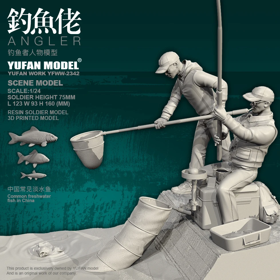 

YUFAN Original 1/24 Resin Figure Angler YFWW-2346+3D