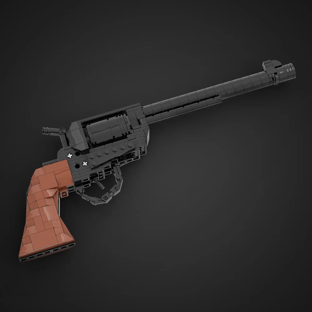 Gobricks MOC コルツモデル 1873 キャバリアリボルバービルディングブロックモデル創造性ピストルレンガ diy 組み立ておもちゃ子供のギフト