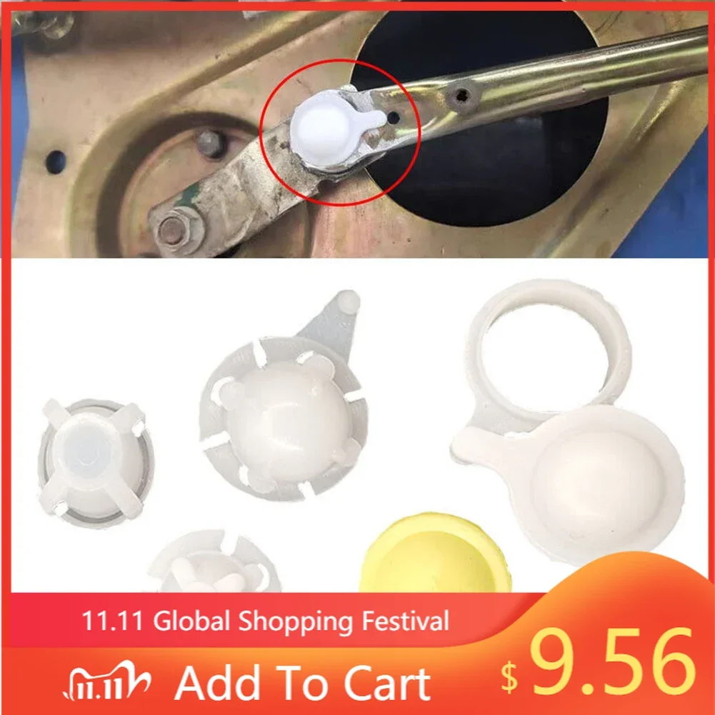 

1Set Car Windshield Wiper Plastic Linkage Bush Front Wiper Connecting Rod Ball Bowl Connecting Buckle Accessories