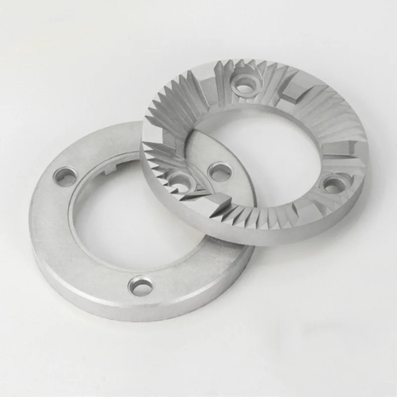 50mm Diameter Grinding Disc for Rancilio/MD40 Coffee Grinders,40mm Diameter Grinding Burr,Coffee Milling Upper & Lower Blade