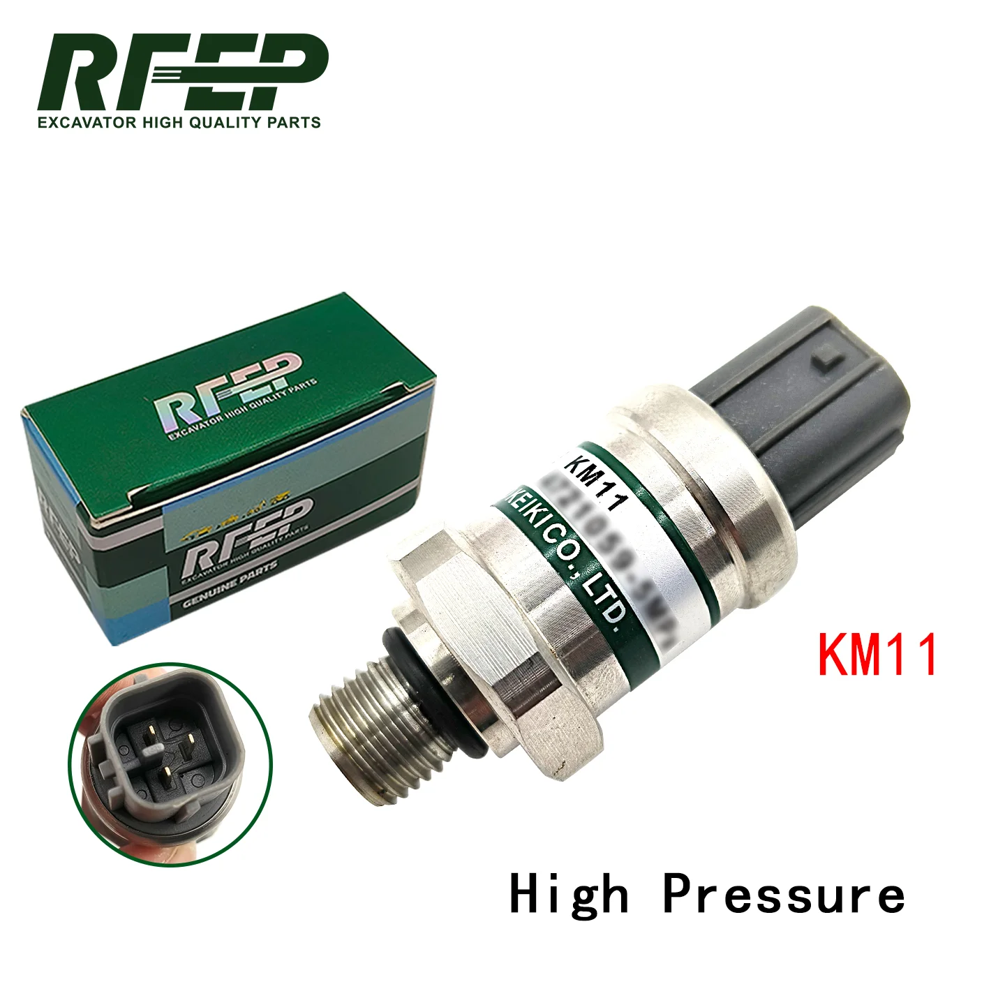Pressure Sensor 4721059-5MPa 215211-50MPa KM11 for  Daewoo Sumitomo DH220-5 DH225-7 SH200 Excavator Low High Pressure Sensor
