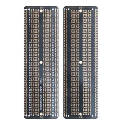 

Black Oil Immersion Gold Five Hole Universal Board Breadboard Prototype Board 2.54 Spacing Welding Practice Board