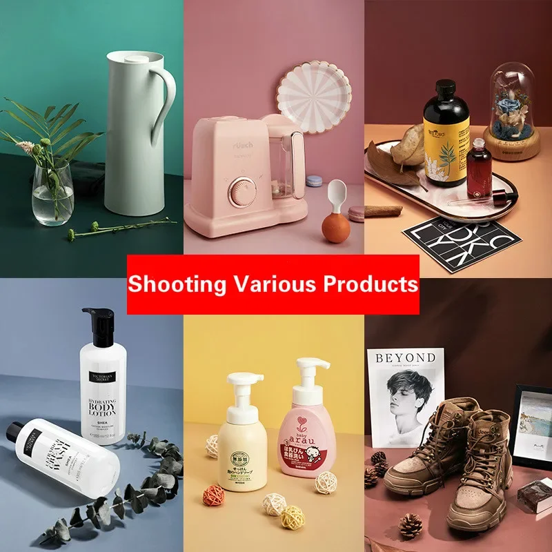 Photography Backdrop Paper 2 Sided Green Screen for Photo Studio Shoot Background Backdrops Morandi 57*87 CM Photography