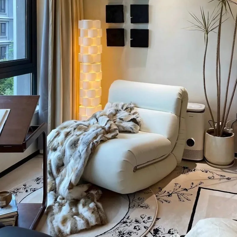 Light luxury rocking chair, living room bedroom advanced rocking chair, balcony Internet celebrity recliner, lazy sofa single