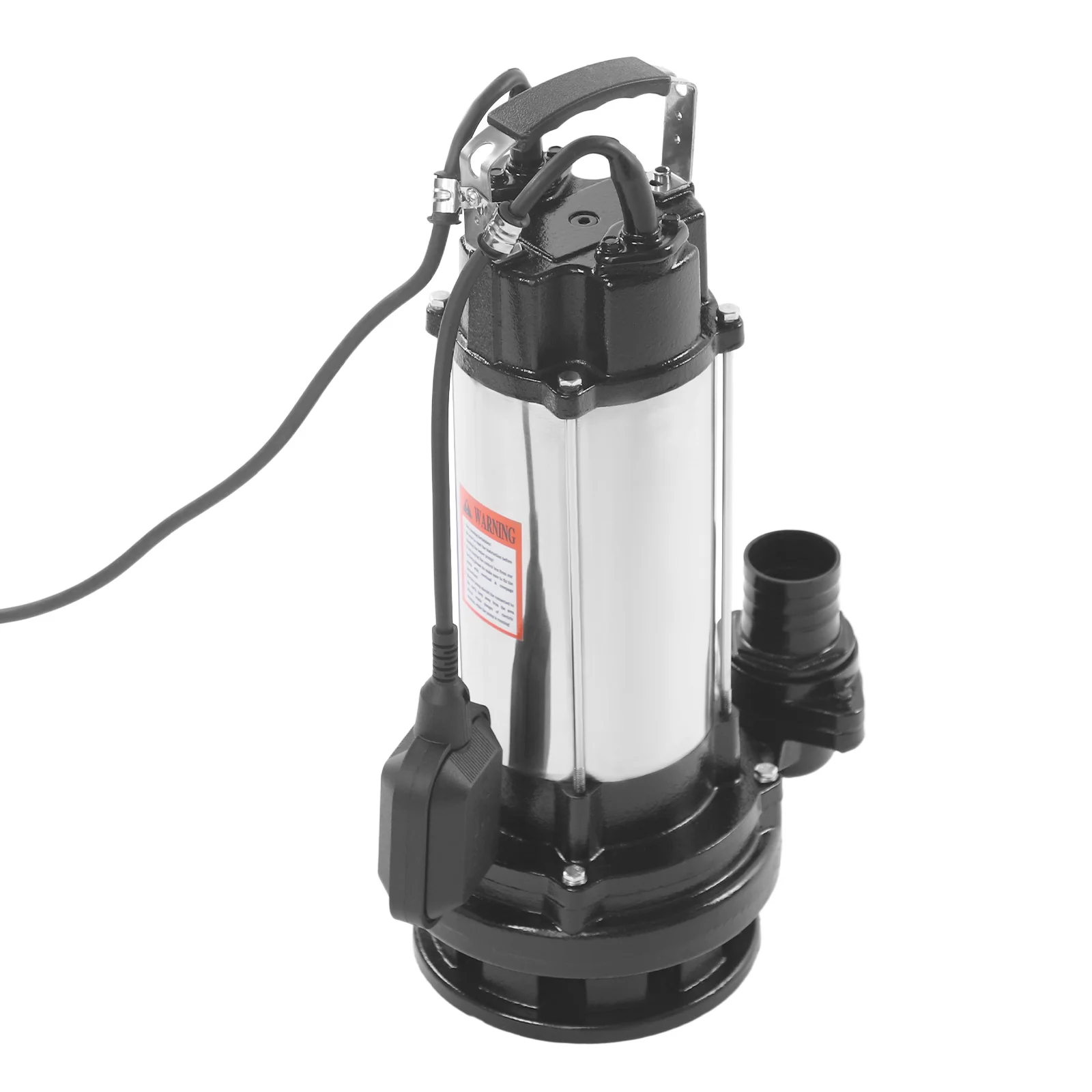 2200W Wasserpumpe, Edelstahl-Abwasser-Tauchpumpe, Wasserpumpe für Schmutzwasser 25m/82,02ft Förderhöhe