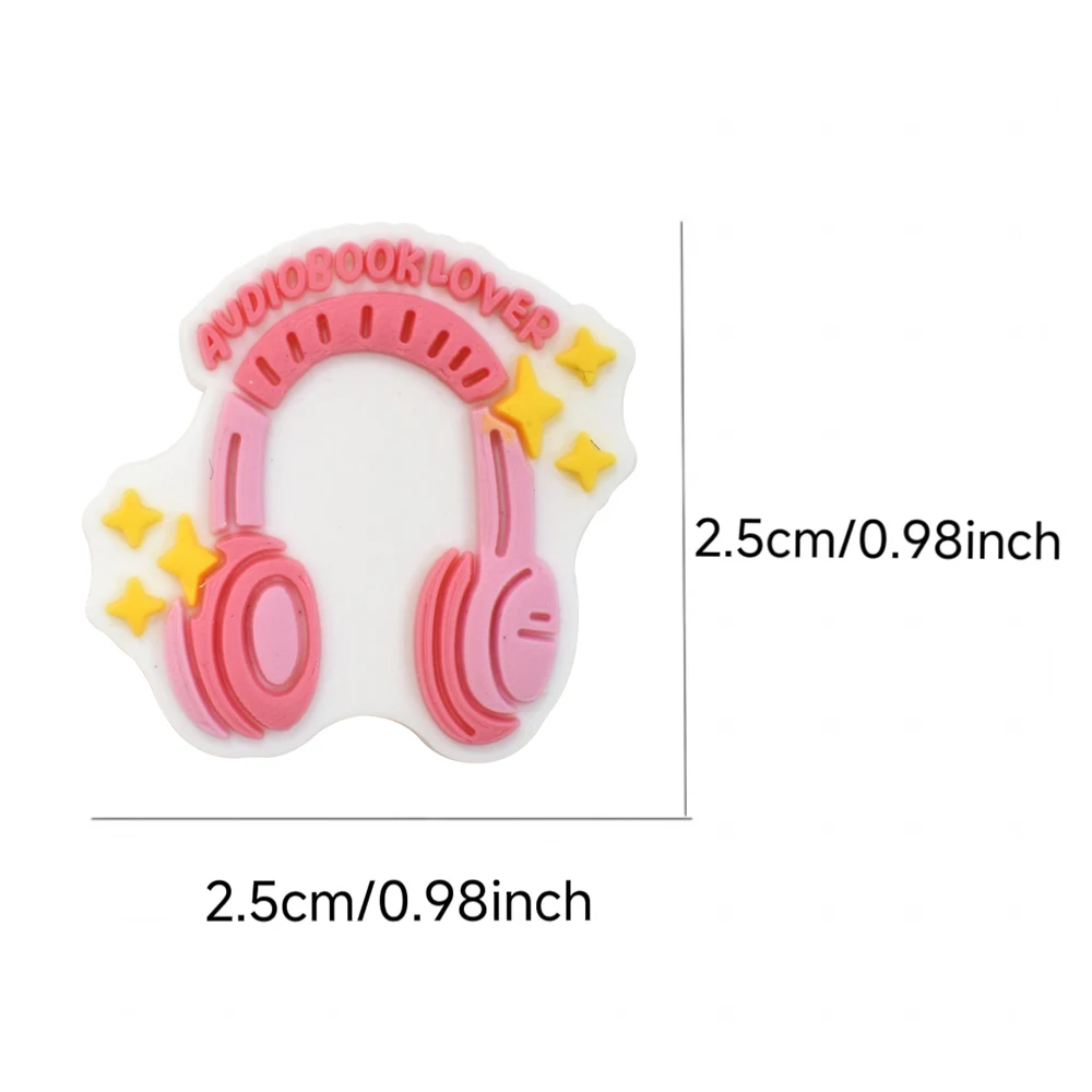 Hot sales 12pcs Cartoon Cute Creativity Book Series PVC Shoe Accessories Decoration DIY Detachable Waterproof Fashion Gifts