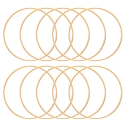 10Pcs Metal Dreamcatcher Rings Craft Hoops Diy Round Circles Iron Wind Chimes Hanging Decor Accessories Home nament Creations