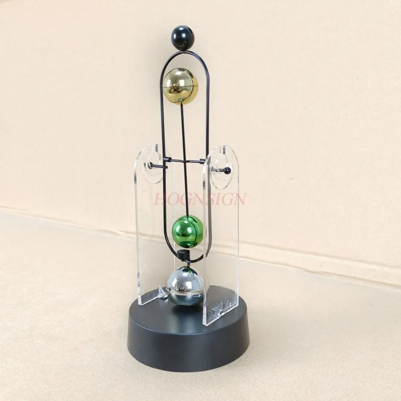 Color Ball Newton Pendulum Ball Perpetual Motion Instrument Chaos Ornament Creative Home Room Office Modern Simple Ornament Gift