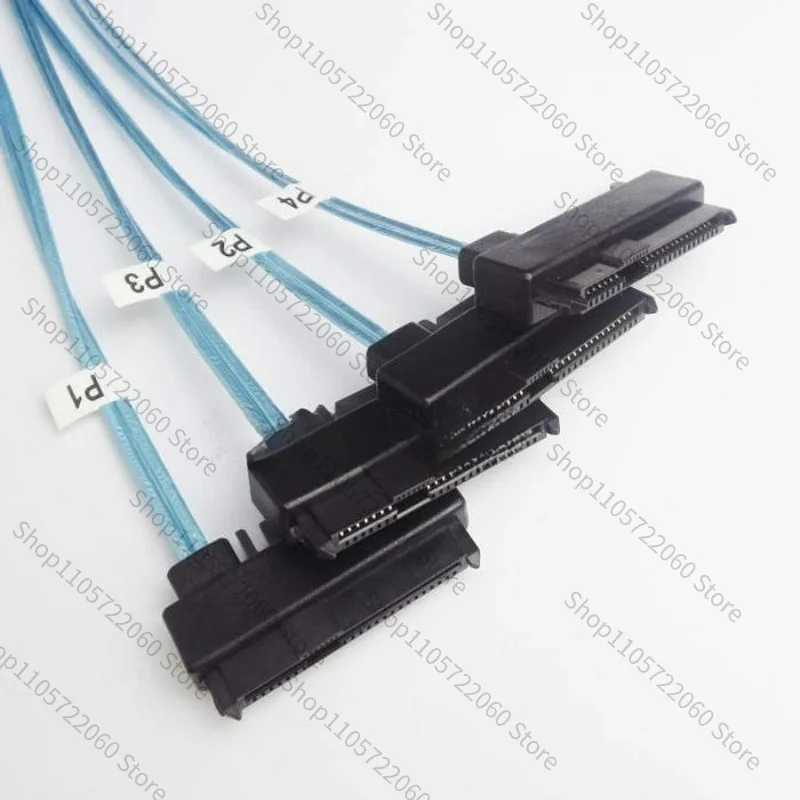 For  Array 2308 Direct Card 3008 with MiniSAS 8087 8643 To 4 SAS Hard Drives 8482 Data Cable