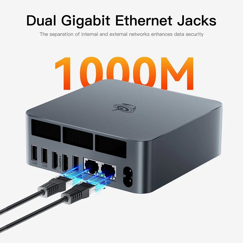 Beelink EQR5 AMD Ryzen 5 5500U Mini PC DDR4 16GB 32GB 500GB SSD WIFI6 1000M BT5.2 Computer da gioco desktop