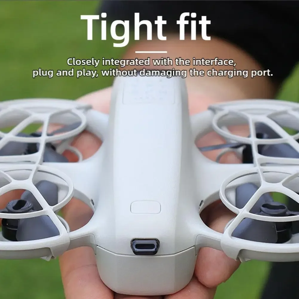 For DJI Neo Battery Port Dust Plug With Lanyard Handheld Drone Silicone Charging Port Dust And Moisture Protection Cover Accesso