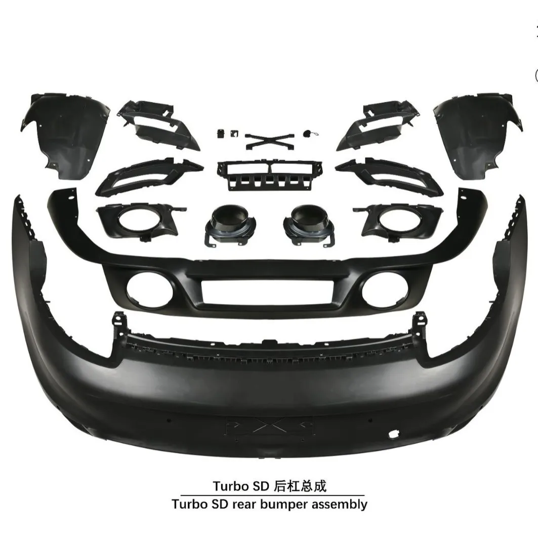 

Suitable for The 19-UP Porsche 992 has upgraded its TURBO SD rear bumper assembly