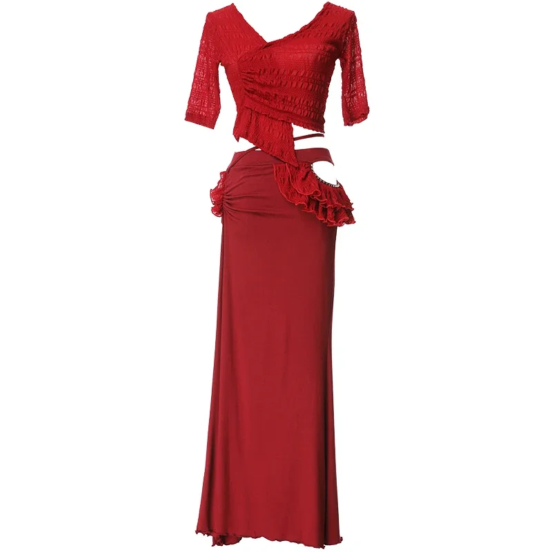 New Belly Dance Costume Women Dance Practice Clothes Oriental Dance Adult Professional Competition Performance Costume Women