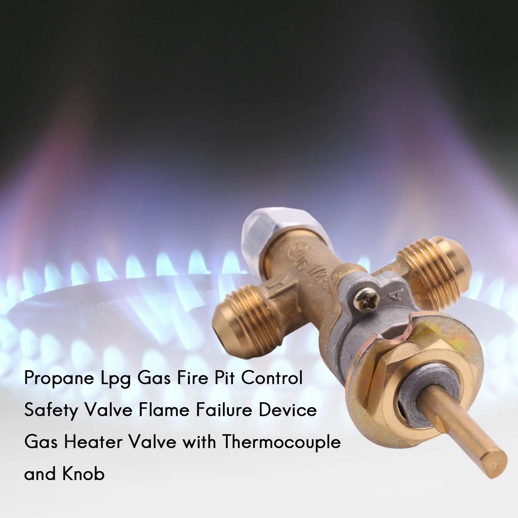 

Quality Propane Lpg Gas Fire Pit Control Safety Valve Flame Failure Device Gas Heater Valve with Thermocouple and Knob