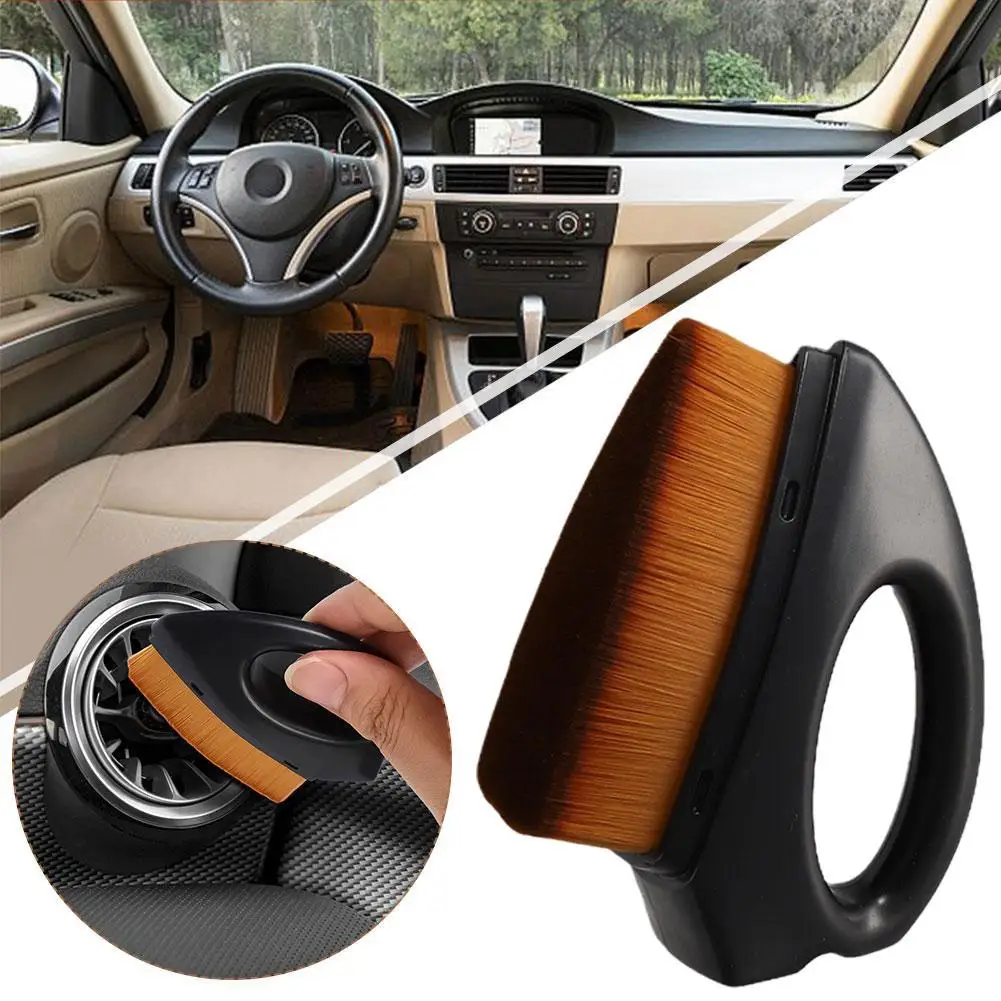 فرشاة تفصيل إطارات السيارة الصغيرة، فرشاة التنظيف الداخلية، أداة صيانة السيارة، منظف الغسيل، شق الغبار التلقائي، إعادة X2Q6