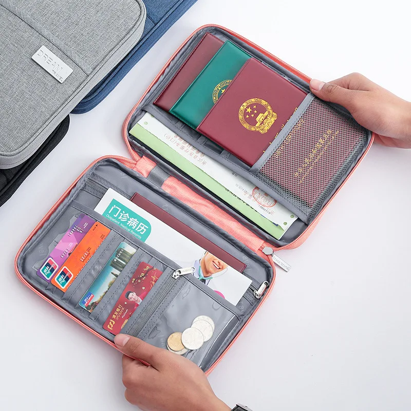 Hot Travel Wallet Family Passport Holder Creative Waterproof Document Case Organizer Travel accessories Document Bag Cardholder