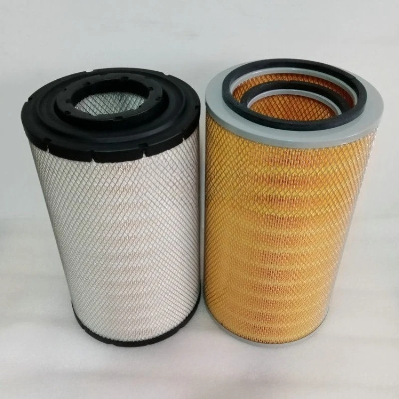 Picture 3: Shantui SR20M SR22M Roller Air Filter on Diesel D6114 Engine Air Filter Grid