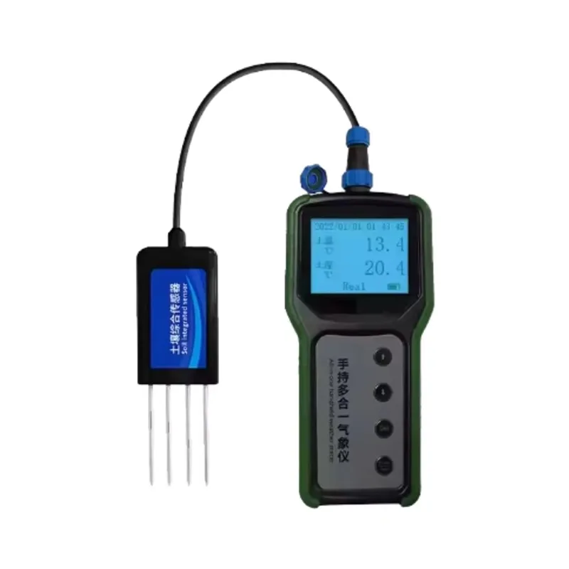 

Multipurpose Handheld Testing Device Data Logger 7 in 1 Portable Soil Moisture and Temperature Meter Sensor Kit for Plants