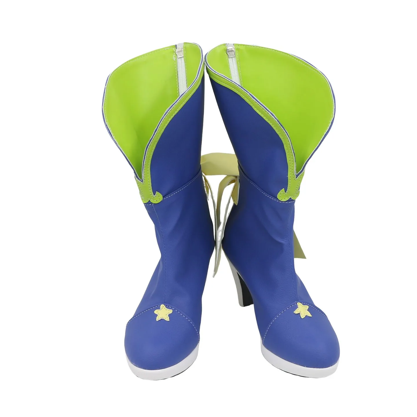 再ゼロラムレムコスプレ靴ブルーブーツアニメ小道具アクセサリーハロウィンクリスマスパーティーロールプレイ靴カスタムメイド