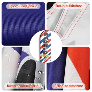 Berber Dükkanı Swooper Tüy Bayrak Afiş, plaj, özel promosyon, açıkhava reklamcılığı bayraktaki en büyük satışların 12'si bir - №8