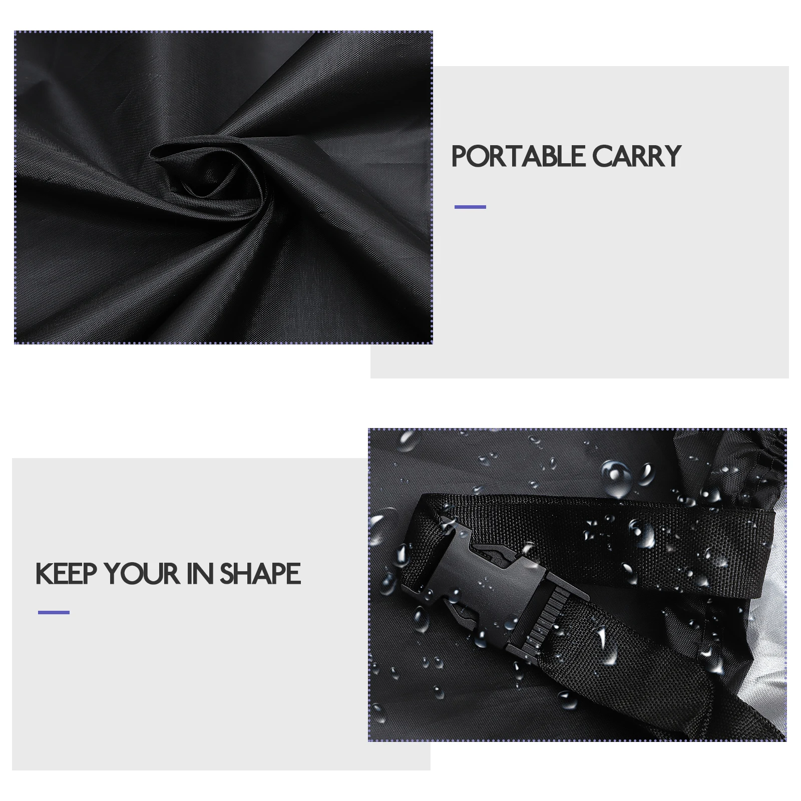 

1pc Waterproof Bike Cover Durable Outdoor Bicycle Protector Lightweight Portable Foldable Windproof Secure Buckle