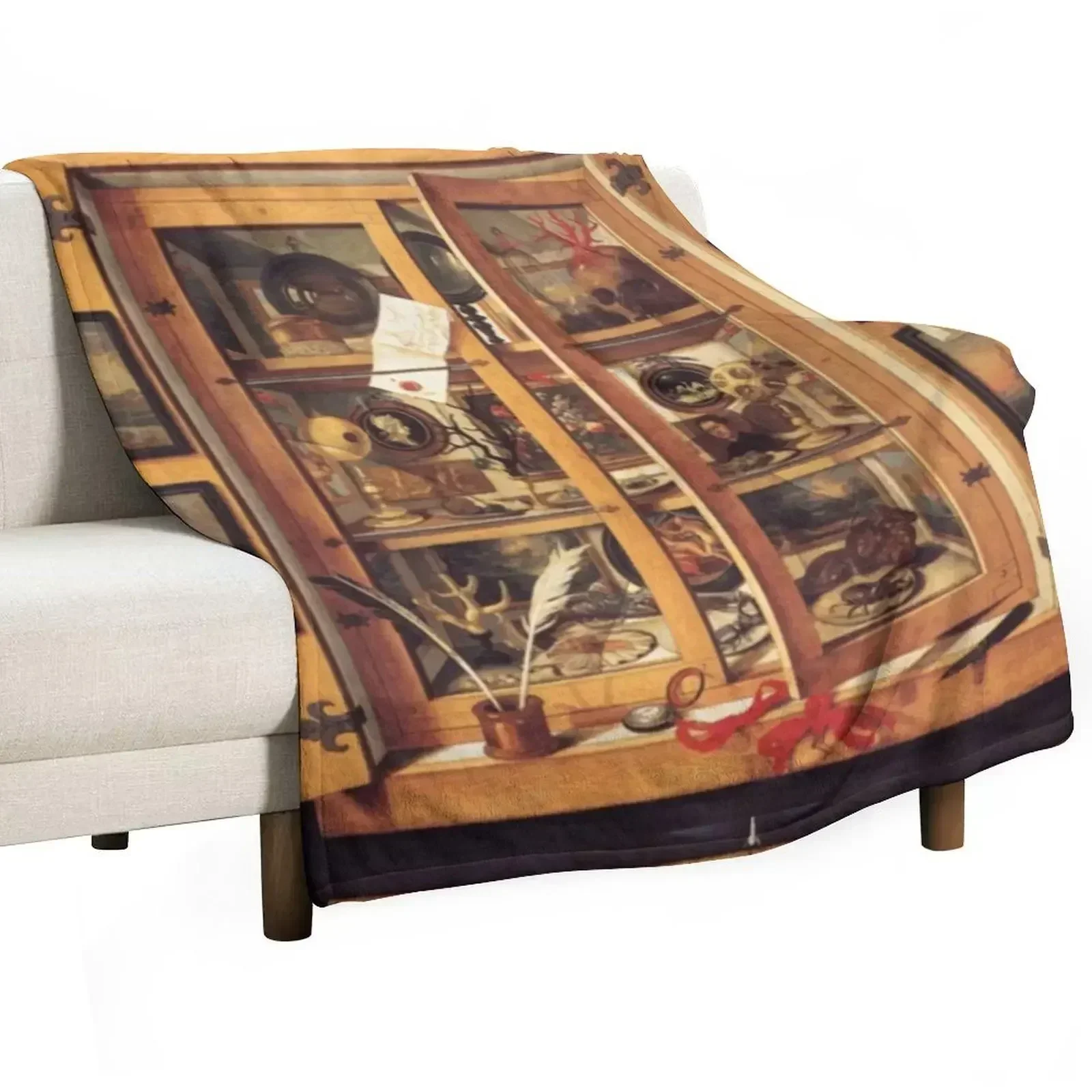 Cabinet Of Curiosities Throw Blanket for sofa Kid'S Decoratives Nap Summer Beddings Blankets For Sofas Blankets