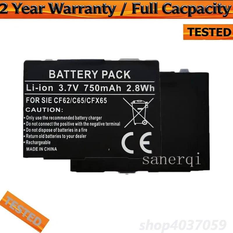 New Phone Battery for 750mAh Battery for SIEMENS CF62 C65 CV65 M65 S65 CX75 M75 S75 Rechargeable Bateria