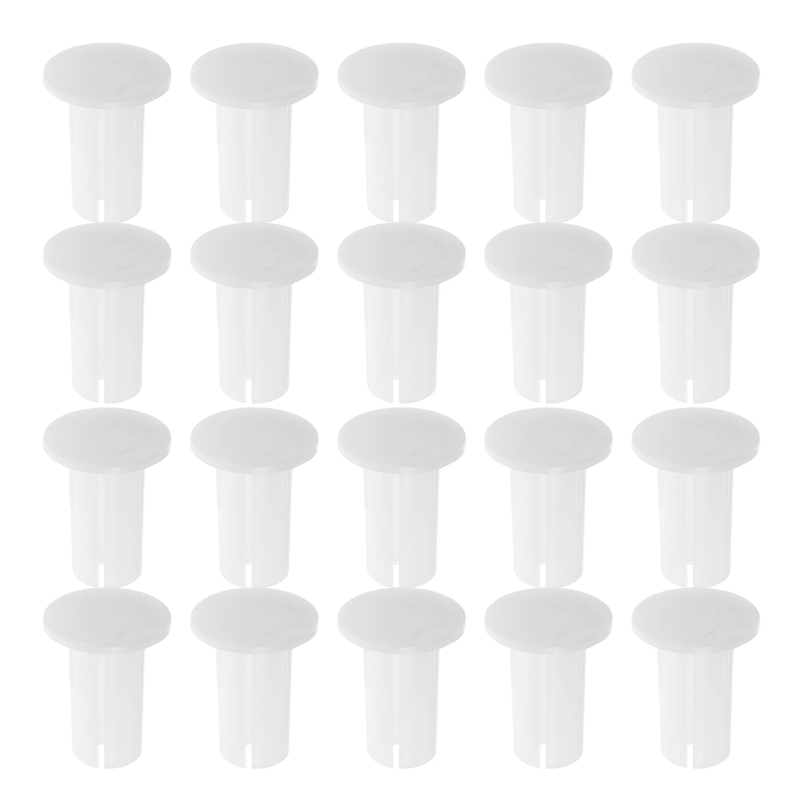 

20pcs Clothes Rod Stopper Plastic End Caps For Wardrobe Closet Rods Easy Install Sealing Plug For Drying Rack Hanger