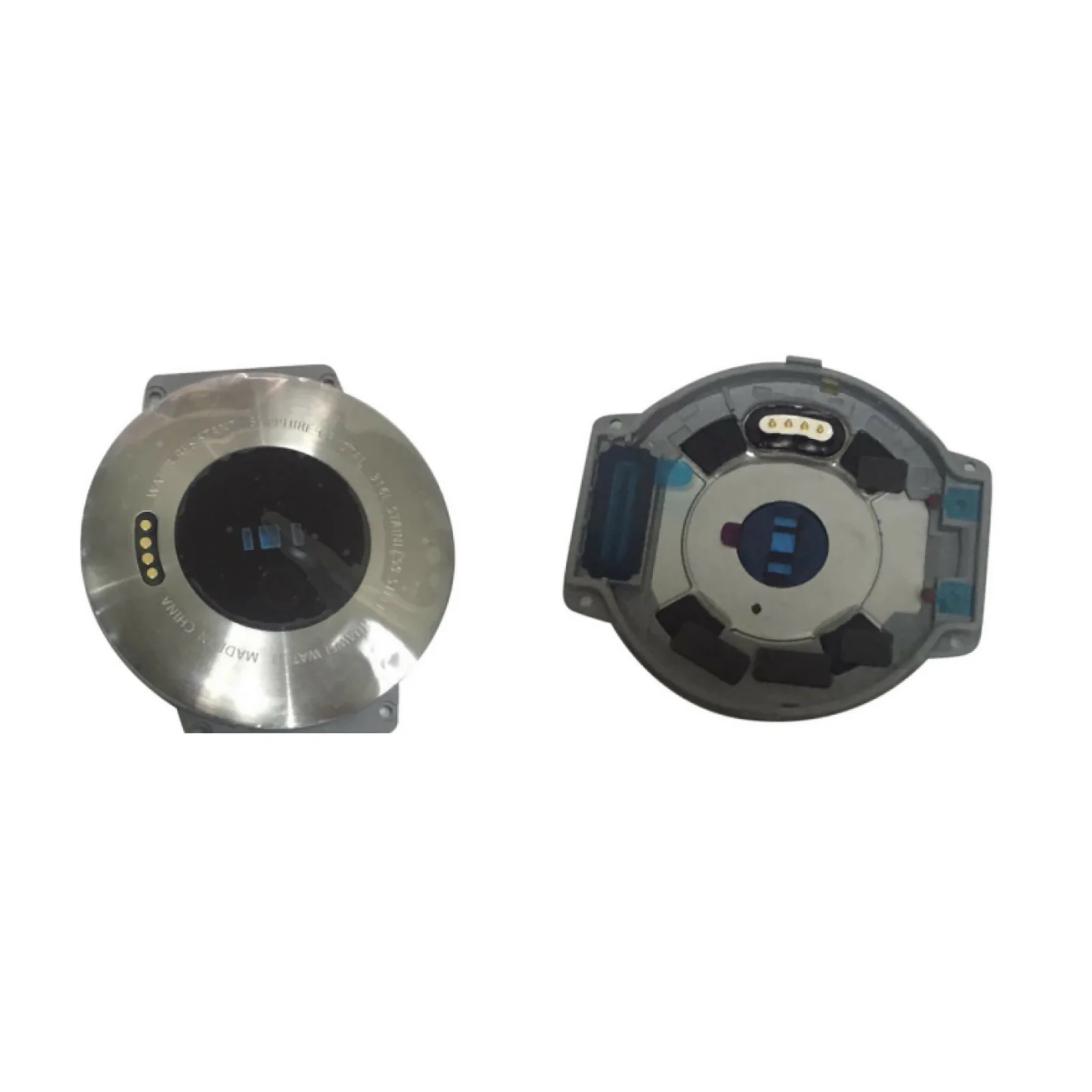 الأصلي الفضة الصلب معدن الغطاء الخلفي الإسكان شل أجزاء لهواوي Smartwatch ووتش الملحقات استبدال #5