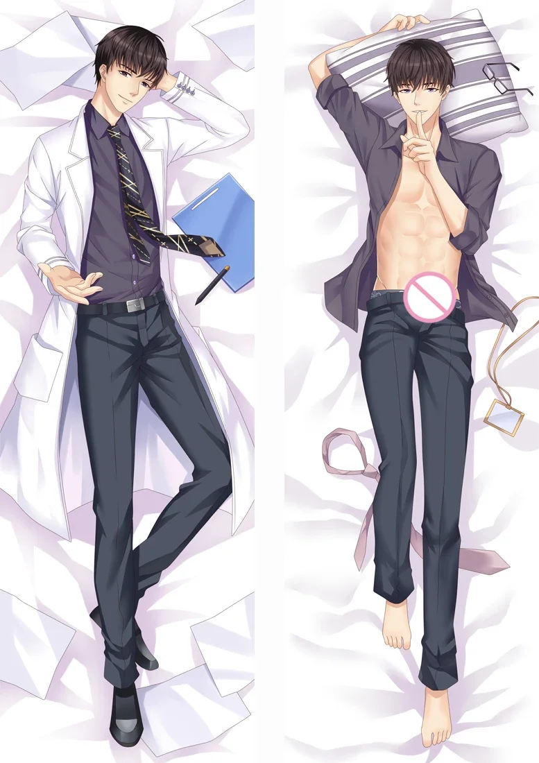 60x180cm Anime Dakimakura Pillow Covers 3D Double-Sided Printed Hugging Body Pillow Case