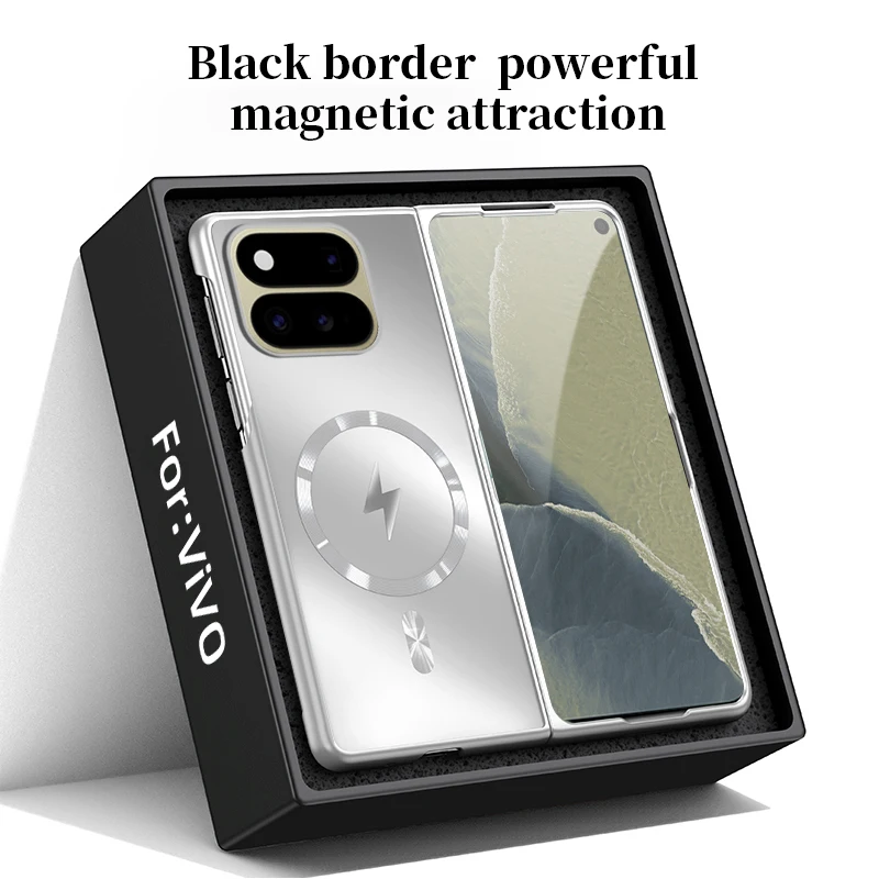 Luxury For Magsafe Matte Frosted AG Magnetic Phone Case For GOOGLE 11profold 10 9 Profold Wireless Charge Protective Cover