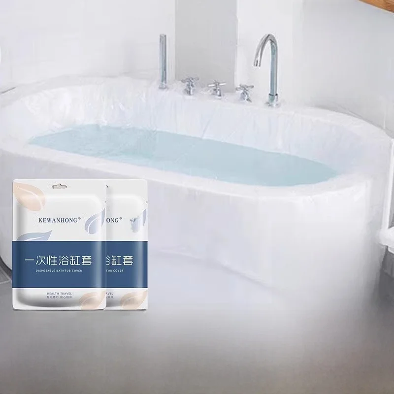 

Супербольшой утолщенный одноразовый пакет-ванна для замачивания, пластиковая мембранная пленка для ванны, дорожный/гостиничный пакет для купания