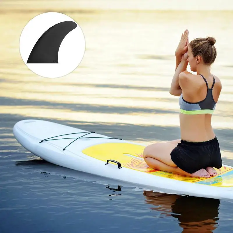 170g Central Fin PVC Inflatable Surfboard Single Paddle Removable  Slide-in Detachable Water Diverter Paddle Board Accessories